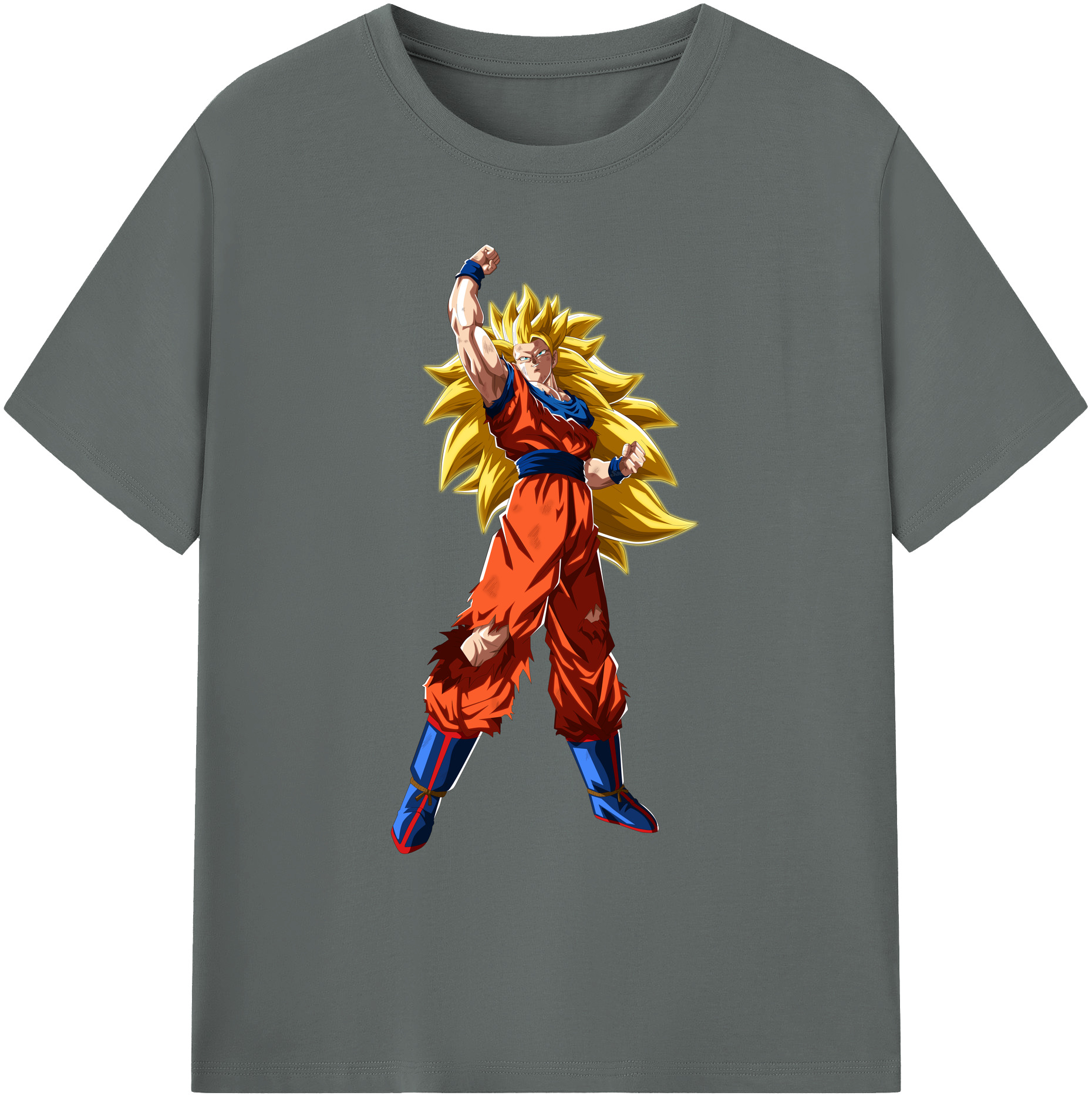 （画像用） ドラゴンボール 孫悟空（そん ごくう）Son Goku カカロット DRAGON BALL Kakarotto 綿100％ メンズ半袖Tシャツ｜肌触りやわらか＆通気性